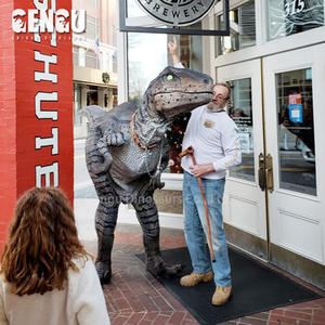 Disfraz de Dinosaurio Corredor Hecho a Mano, Traje de Dinosaurio Real para Centros Comerciales, Aeropuertos, Guarderías, Jardines de Infancia y Escuelas - Product Image 3
