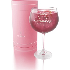 Grand ballon <span class=keywords><strong>Gin</strong></span> en verre pour maman, cadeau de noël pour maman, anniversaire des mères - Product Image 1