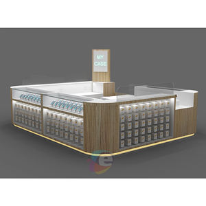 Led <strong>Spotlight</strong> 78" Fixed Distance Shelves Mirr <strong>Deck</strong> Tower Phone Display/museum Pedastal Display case OEM - Product Image 3