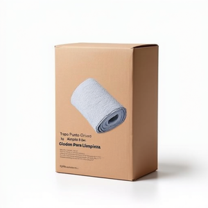 Panno in Cotone Grigio a Punto 3 Kg per Pulizia - Product Image 2