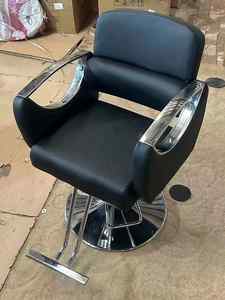 Venta al por mayor Silla de peluquero equipo de salón elevador de cuero simple para cortar el pelo muebles de metal - Product Image 2