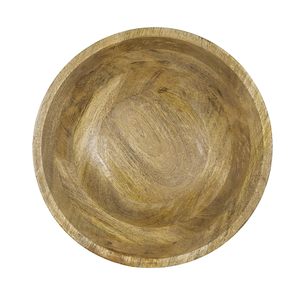 Bol de service en bois moderne et élégant fait à la main Bol en bois massif pour la cuisine et le restaurant - Product Image 4