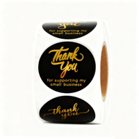 Feuille d'autocollants en PVC transparent avec logo en feuille d'or, résistante à l'huile, autocollante, estampage à chaud dorée, étiquettes en relief pour cosmétiques, rouge à lèvres