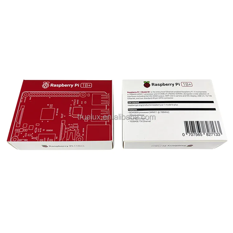 Raspberry Pi 1B + 1B Plus 512M Quad Core GPU 700MHz ARM1176JZFS Bộ Vi Xử Lý FPU 100 Base Ethernet Raspberry Pi 1 Model B + 512MB