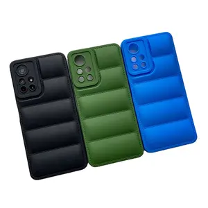 Groothandel Siliconen 3d Donsjack Puffer Telefoonhoesje Voor Xiaomi Redmi Note 11 Pro 10 9 9S 8 7pro 9a 8a K40 Mi 11 Lite Poco X3 Pro