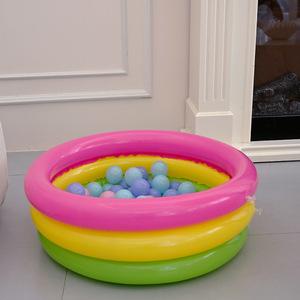 Piscina Gonfiabile per Bambini da 2-4 Anni, Piscina in Plastica Rinforzata per Giochi all'Aperto - Product Image 3