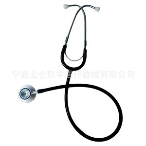 Estetoscopio de doble cara para adultos, acabado cepillado, adecuado para fines didácticos, se puede utilizar para escuchar los latidos del corazón del feto. - Product Image 4