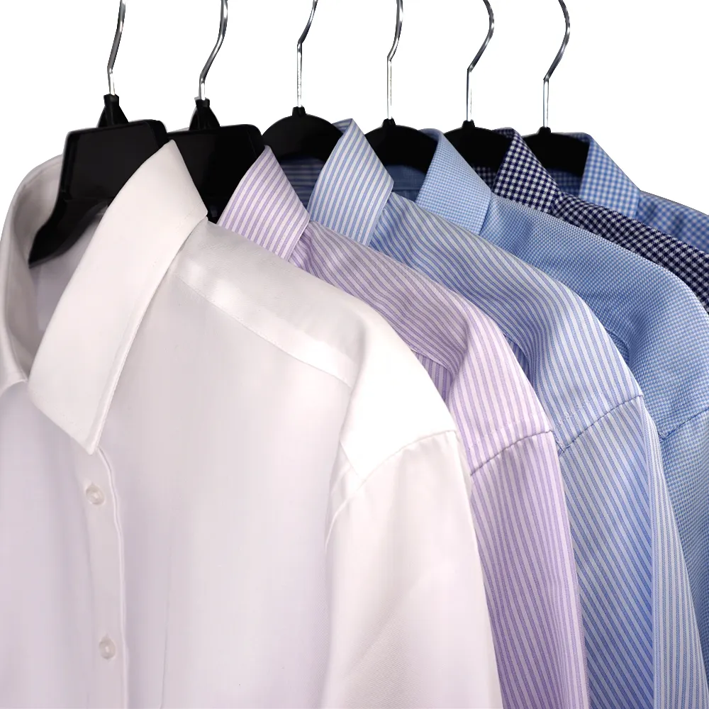 Business Men Shirt Men's Non-iron Cotton Shirt Full Sleeves Pure White Shirt Business Formal Casual Shirt