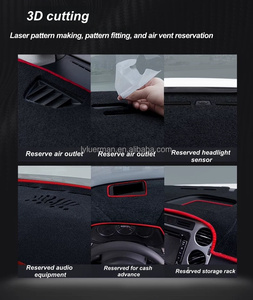 Tappetino e Copertura per Cruscotto Auto di Lusso Luerman per Nissan Caravan NV350 - Protezione e Decorazione in Materiale Poliestere - Product Image 4