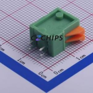 KF141V-2.54-2P Spring Terminal Block Through hole Component (THT),P=2.54mm Connector 2.54mm 2P 2 2A - Product Image 2