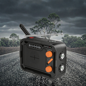 Nouvelle <span class=keywords><strong>radio</strong></span> portable 5000mAh 5V AM/FM, <span class=keywords><strong>radio</strong></span> <span class=keywords><strong>internet</strong></span>, haut-parleur, fréquence DAB, banque de charge d'urgence pour l'extérieur, alimentée par énergie solaire - Product Image 3