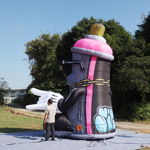 Globo Inflable Gigante Personalizado con Forma <span class=keywords><strong>de</strong></span> Botella, Modelo <span class=keywords><strong>de</strong></span> <span class=keywords><strong>Hombre</strong></span> Botella para Decoración <span class=keywords><strong>de</strong></span> Exposiciones - Product Image 3