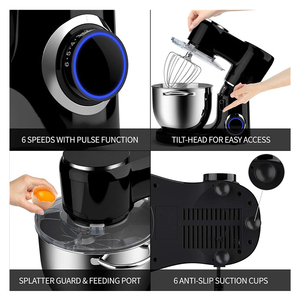 Máy Trộn Bột Bánh Mì Gia Dụng OEM 4L 5L 6L 8L 10L Máy Trộn Bột Bánh Mì Hành Tinh Điện Gia Dụng Thiết Bị Nhà Bếp Máy Trộn Thực Phẩm - Product Image 6