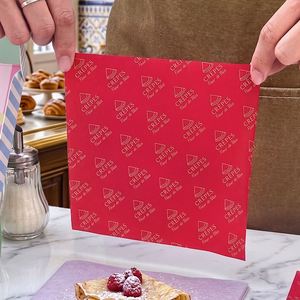 Custom Packing <b>Paper</b> Printed logo <b>Wrapping</b> <b>Paper</b> Greaseproof Disposable Oil Proof Liner <b>Paper</b> for Bakery Snack Hamburger - Product Image 5