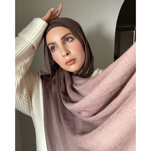 <span class=keywords><strong>Hijab</strong></span> personnalisé en modal musulman islamique de haute qualité avec casquette assortie pour femmes - Product Image 1