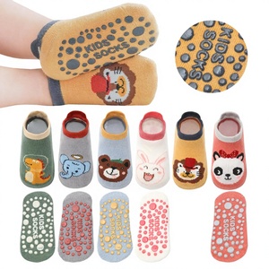 YANWANG Chaussettes respirantes décontractées antidérapantes pour bébés filles, 5 paires, chaussettes à motif de <span class=keywords><strong>dinosaure</strong></span> (3-5 ans) - Product Image 3