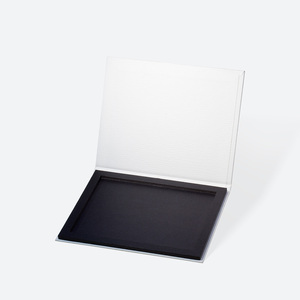 Boîte cadeau plate noire Geoto pour cartes, emballage cadeau en papier pour cartes de vœux, invitations et cadeaux de fêtes - Product Image 4