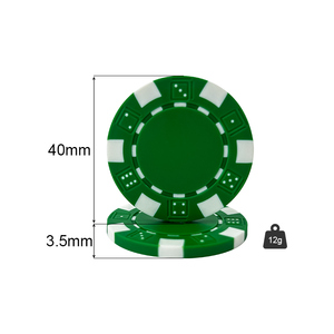 Clay Composite Custom Design Printable Logo Multi-denomination 14g 10g Poker Chips for Casino Party <b>Entertainment</b> - Product Image 6