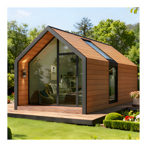 Maison préfabriquée économique de petite taille, <span class=keywords><strong>kit</strong></span> mobile, ossature légère en acier, bungalow, design en bois, <span class=keywords><strong>studio</strong></span> de <span class=keywords><strong>jardin</strong></span>, maison préfabriquée - Product Image 1