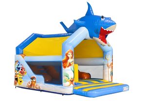 <span class=keywords><strong>Castillo</strong></span> Inflable Personalizable con Temática de Circo, con Tobogán Ancho y Techo, Área de Juegos para Niños y Adultos, para Uso en Parques o en Casa - Product Image 4