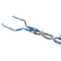 Système d'échappement haute performance Catback en alliage de titane poli miroir pour M3 E90 E92 E93 4.0L V8, applicable 2007-2013