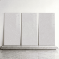 Carreaux de sol et de mur gris marbré, simples, polis, antidérapants, 750x1500mm, 10mm d'épaisseur, surface intérieure moderne