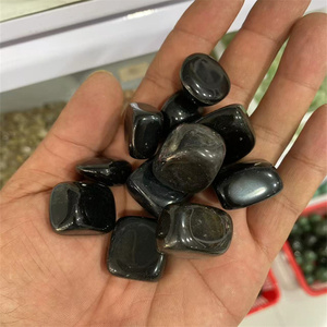 Vente en gros de cristaux de guérison naturels en onyx noir et <span class=keywords><strong>agate</strong></span> de 20-30 mm, pierres roulées pour les acheteurs - Product Image 5