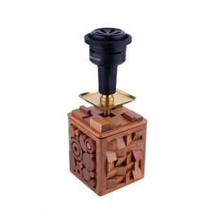 Nueva Cachimba Mr Eds E99 Picasso Edición Limitada de Madera, Portátil para Exteriores, Viajes en Auto, Playa, Jardín, Shisha, Nargile - Product Image 4