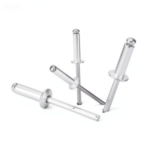 หมุดย้ำอลูมิเนียมหัวกลมพร้อมแหวนรอง เกรด B สำหรับอุตสาหกรรมก่อสร้าง - Product Image 3