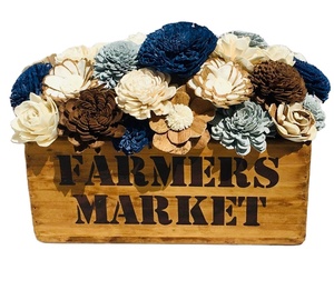 Boîte de rangement en <span class=keywords><strong>bois</strong></span> pour herbes style Vintage, casiers de stockage pour plantes et <span class=keywords><strong>fleurs</strong></span>, pour décoration de maison, ferme, paon en <span class=keywords><strong>bois</strong></span> - Product Image 1