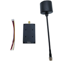 Kimpok AL3310 3.3G 3060-3550MHz 64CH VTX in Lega di Alluminio con Stampo Privato, Accessorio per Drone, Potenza Regolabile 300mW-10000mW, Bassa Latenza