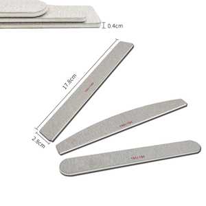 Lima de uñas de metal de espuma de media luna impresa personalizada lima de uñas <span class=keywords><strong>Jumbo</strong></span> 100/180 - Product Image 3