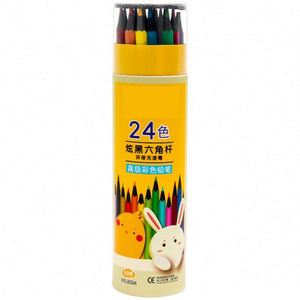 Custom Poplar Wood Colored Pencil Set-12-48 Colors Multi-Use Customized Packing for Drawing & Graffiti - Product Image 3