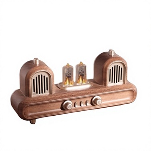<b>Vintage</b> Wooden Wireless Portable Speaker 5.4 Full Range Audio Desk Audio for Outdoor - Product Image 3