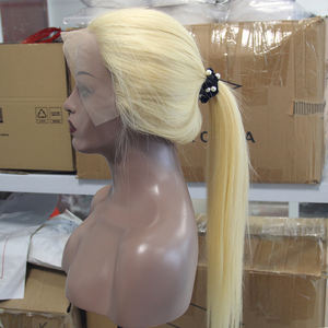Gran Stock al por Mayor de Cabello Humano Brasileño Remy Rubio Largo para Peluca con Base de Encaje, Listo para Enviar - Product Image 5