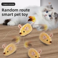 Souris électronique intelligente de luxe moderne jouet pour chats réaliste RC Rat réponse automatique Stimulation mentale jouer en plastique