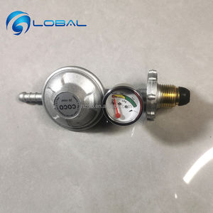 Regulador de <span class=keywords><strong>Gas</strong></span> para Cocina de 5/8\" con Manómetro para el Mercado de Sudáfrica y Botsuana - Product Image 3