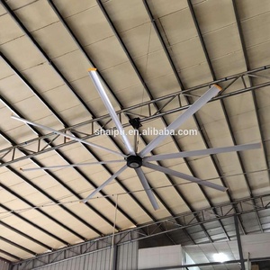 <span class=keywords><strong>Ventilateur</strong></span> de <span class=keywords><strong>plafond</strong></span> industriel HVLS de 16 pieds pour atelier, avec moteur, 6 pales en aluminium, 220V, garantie de 3 ans - Product Image 6