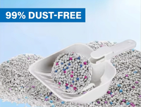 Litière pour chat en bentonite de qualité supérieure, agglomération rapide, faible poussière, contrôle des odeurs, en vrac, fabricant OEM