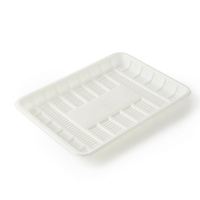 Barquette alimentaire jetable biodégradable en amidon de maïs pour l'emballage de la viande et l'utilisation en camping