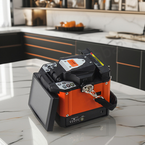 Oferta Especial: Empalmadora de Fibra Óptica Portátil A-80s Verde/Naranja para Cable FTTH Monomodo/Multimodo Compatible con 4G WiFi 3G - Product Image 3