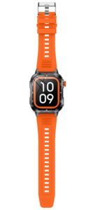 Reloj Inteligente V35 con Llamadas Bluetooth, GPS, para Adultos, Deportivo, Batería de 1020mAh, Aplicación H Band, Resistente al Agua IP68, Llamadas Bluetooth, Negro Naranja - Product Image 5