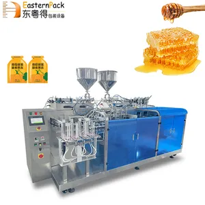 Automatische Stand beutel Shampoo Paste Tomatensauce Flüssiger Sachet Joghurt Honig Sachet Öl Saft Doypack Verpackungs maschine