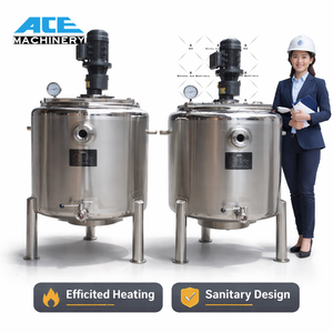 1500L Stainless Steel <b>Chocolate</b> Holding Tank Two Jacket Heating Low Noise Brand 380V China 1KW Heat - Product Image 2