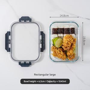 Ensemble de boîtes à lunch en verre hermétique pour la cuisine Contenants de cuisine pour le stockage hermétique des aliments Conteneurs de stockage pour les aliments - Product Image 5