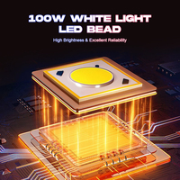 Профессиональный сценический светодиодный стробоскоп Vibe Aura 120W с движущейся головой, 8 режимов/цветов, DMX512, из алюминиевого сплава, звукоактивируемый