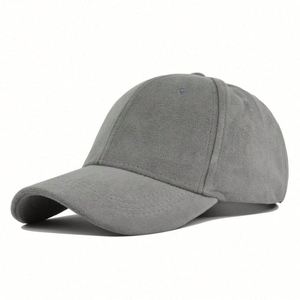 Casquettes en daim personnalisées avec logo en gros, casquettes vierges unisexes, casquettes de baseball en daim de couleur unie - Product Image 4