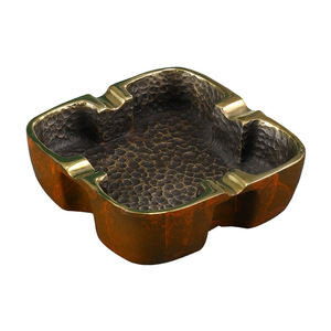 Cenicero de cobre Tong Jin Sui Yue, adorno de escritorio de estilo chino, diseño minimalista moderno para sala de estar, mesa de centro - Product Image 4