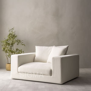 โซฟาผ้าหุ้มโครงไม้เนื้อแข็งสไตล์นอร์ดิก 6 ที่นั่ง ชุดโซฟาห้องนั่งเล่น ดีไซน์เรียบง่ายทันสมัย เฟอร์นิเจอร์โซฟาแบบประกอบส่วนสำหรับใช้ภายในอาคาร - Product Image 3