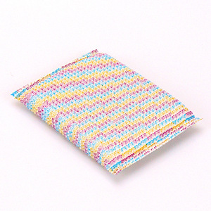 Kitchen Sponge Rainbow Cleaning <b>Block</b> Double Sided Dishwashing Cloth Thickened Square <b>Shape</b> For Pots Pans Bowls - Product Image 2